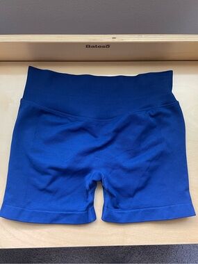 High-Rise Royal Blue Bike Shorts